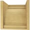 Ekena Millwork 11"W x 11"D x 11"H Wide Hughes Rough Cedar Woodgrain TimberThane Corbel, Primed Tan CORUR11X11X11HUGRCPR - alternate 2